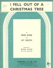 cover: I Fell Out Of A Christmas Tree, Rita Faye