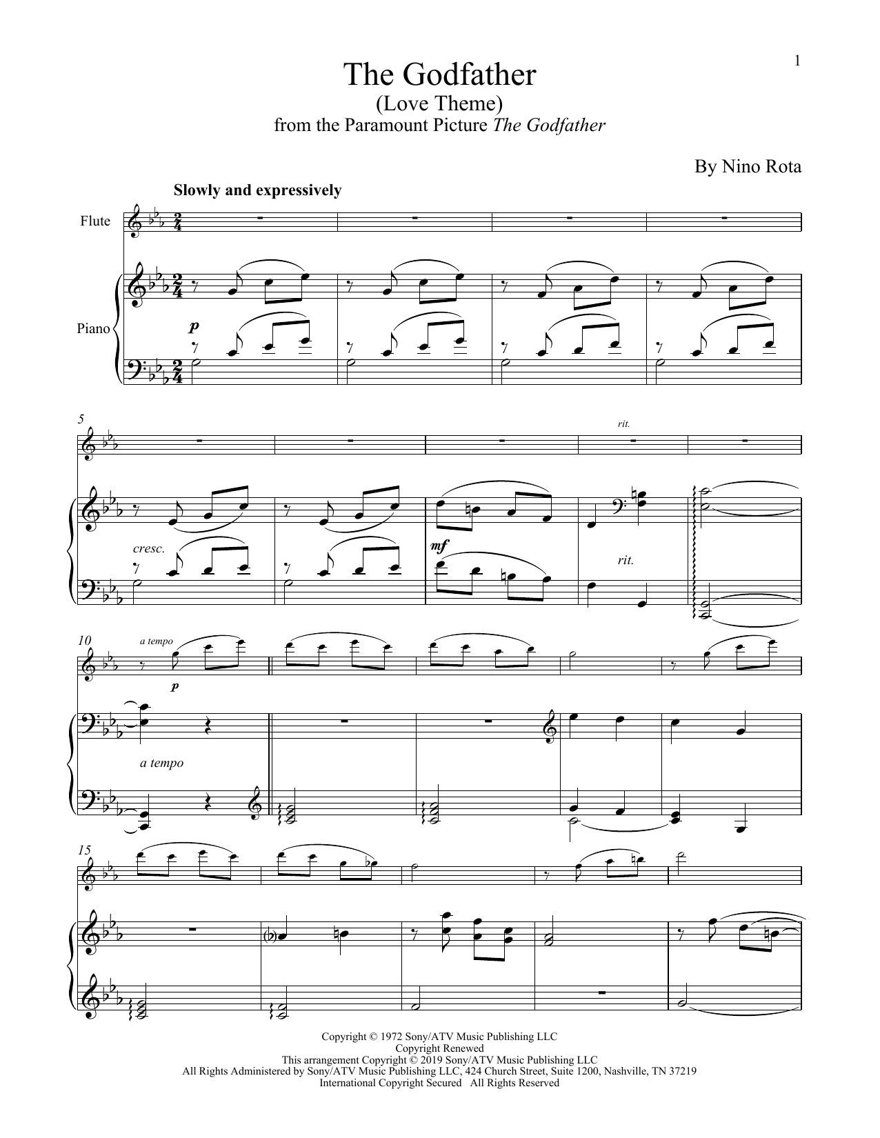 Produktbild zu: The Godfather (Love Theme)