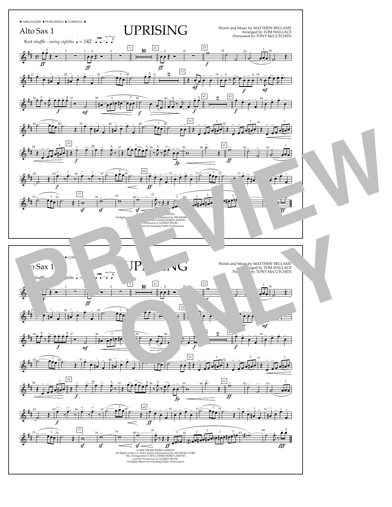 Product picture to: Uprising - Alto Sax 1