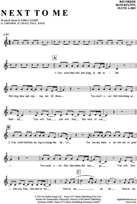 Product picture to: Next to me Emeli Sande