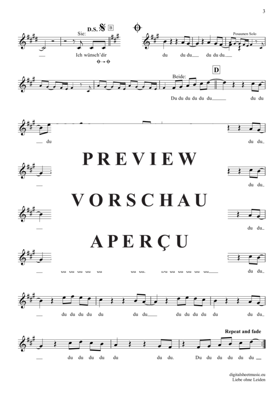 Produktgalerie: Seite 4 von 4 Liebe Ohne Leiden , Jürgens, Udo, Trompete in B