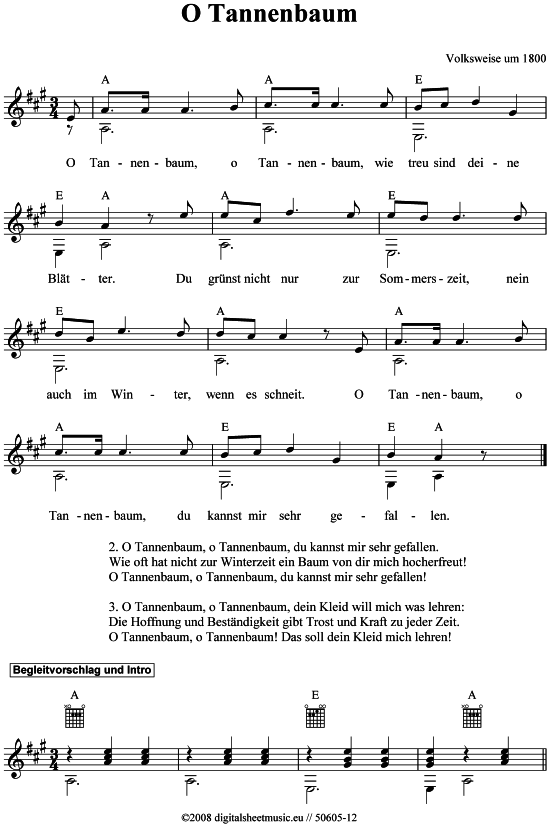 O Tannenbaum