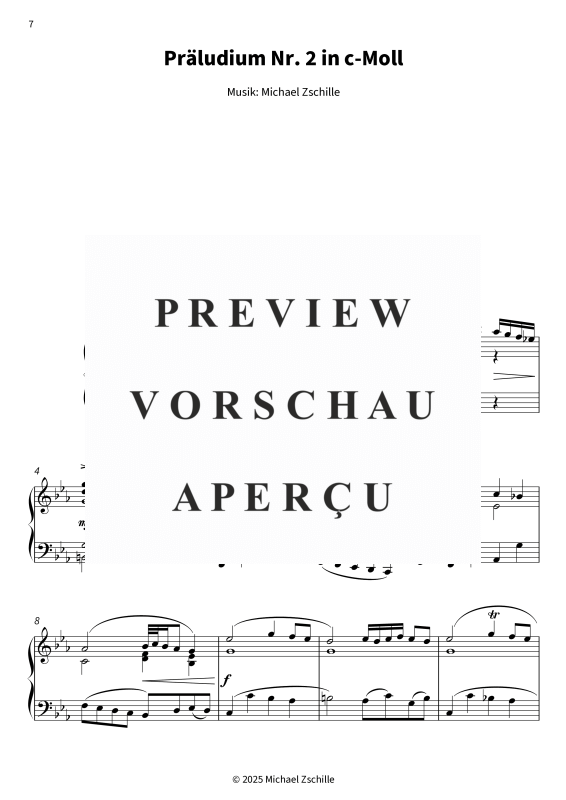 Produktgalerie: Seite 9 von 11 Vier Präludien, , Klavier Solo