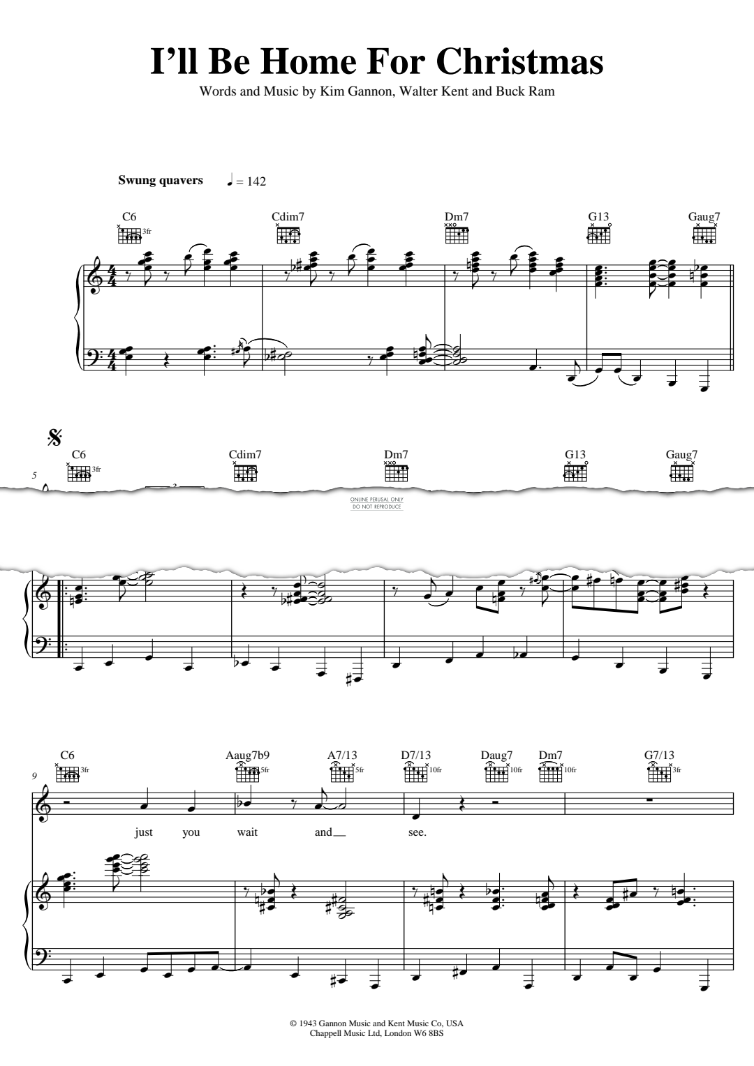 Produktgalerie: Seite 1 von 1 I'll Be Home For Christmas, Tony Bennett, Gesang, Gitarre, Klavier