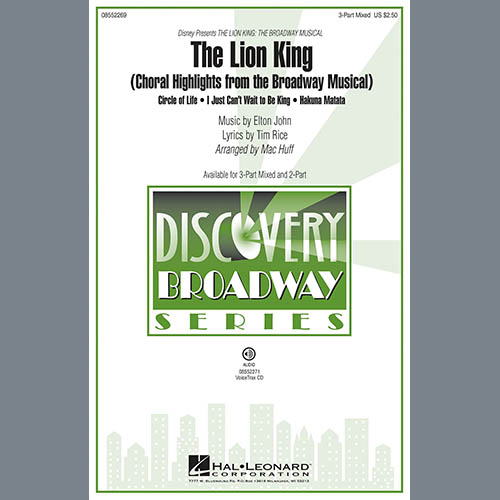 cover: The Lion King (Broadway Musical Highlights), Mac Huff, Chor