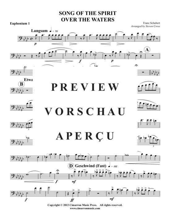 Product gallery: Page 6 of 17 Song of the Spirit Over the Waters , , (2x Baritone, 2x Tuba)