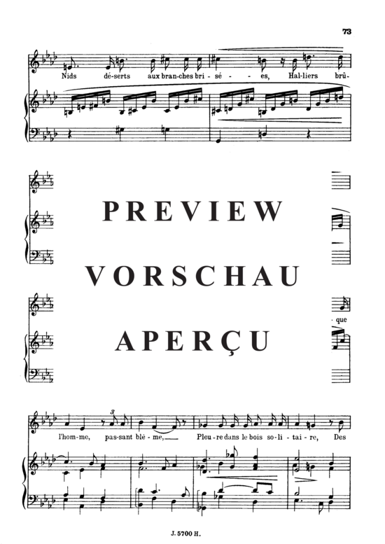 Product gallery: Page 3 of 6 Dans la forêt de septembre Op.85 No.1, , High Voice and Piano