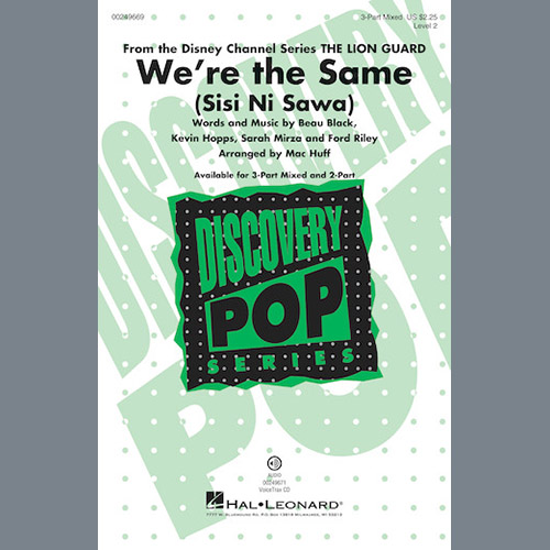 cover: We're The Same (Sisi Ni Sawa), Mac Huff, Chor