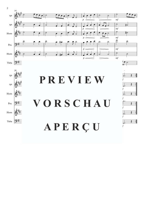gallery: Angels We Have Heard On High, , (Blechbläserquartett)