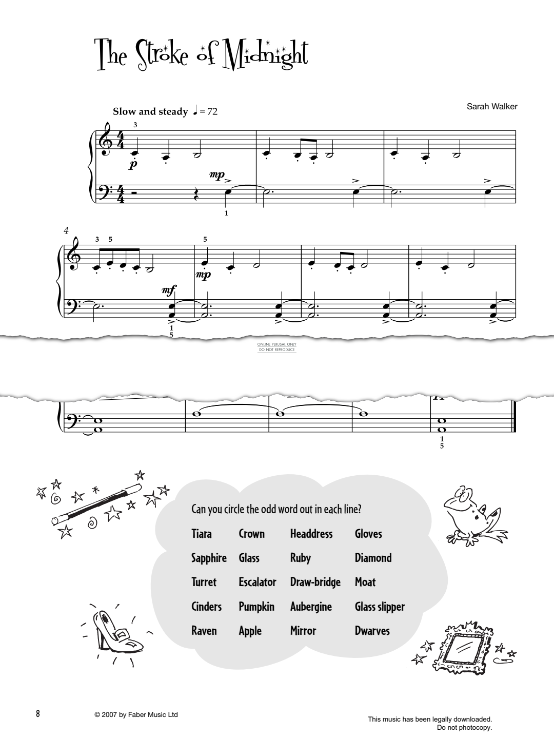 gallery: The Stroke Of Midnight, Sarah Walker, Klavier