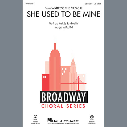 Produktbild zu: She Used To Be Mine (from Waitress the Musical) (arr. Mac Huff)