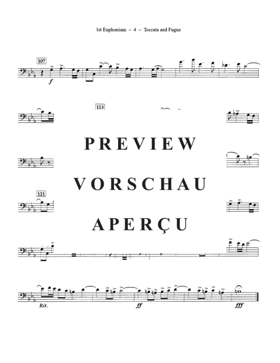 Product gallery: Page 21 of 21 Toccata and Fugue , , (Tuba Quintet EEETT)