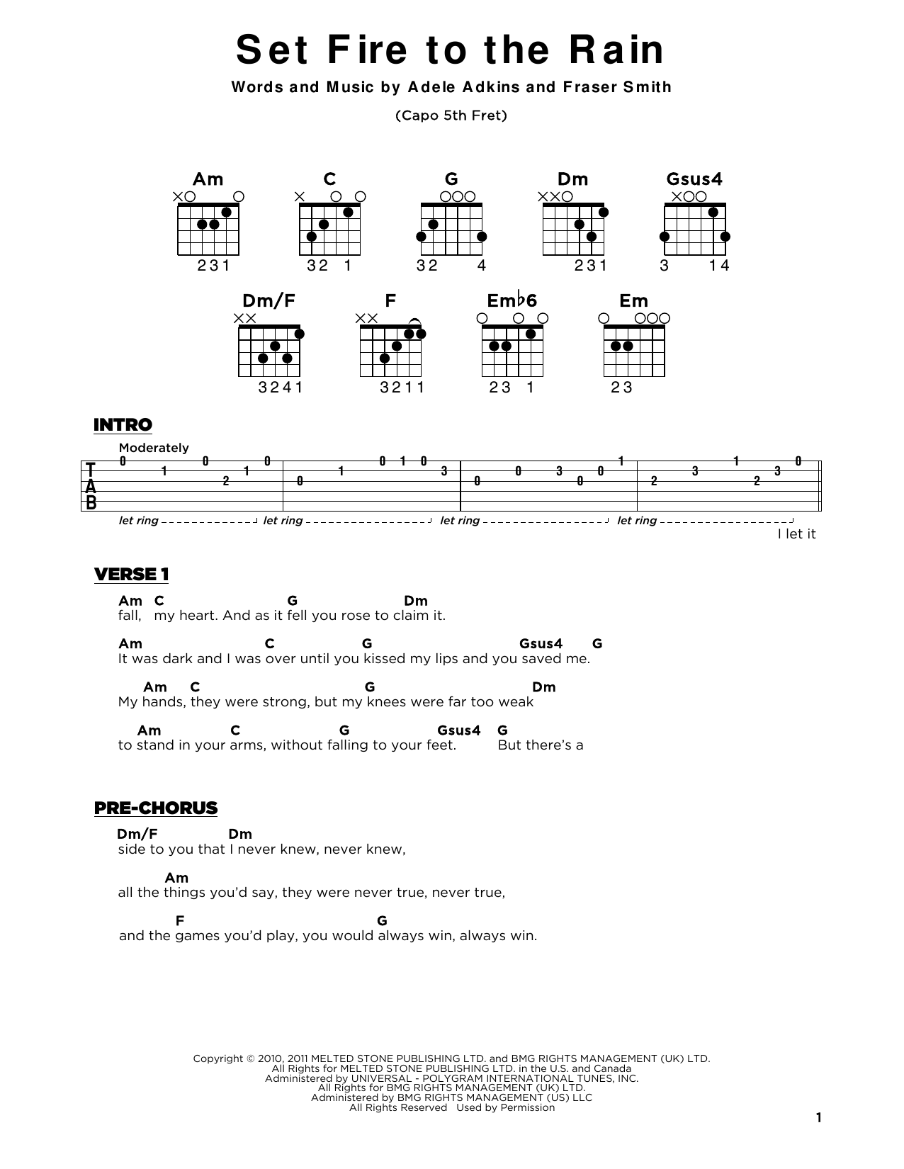 Produktbild zu: Set Fire To The Rain