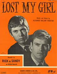 cover: Lost My Girl, Rick & Sandy, Gesang, Gitarre, Klavier