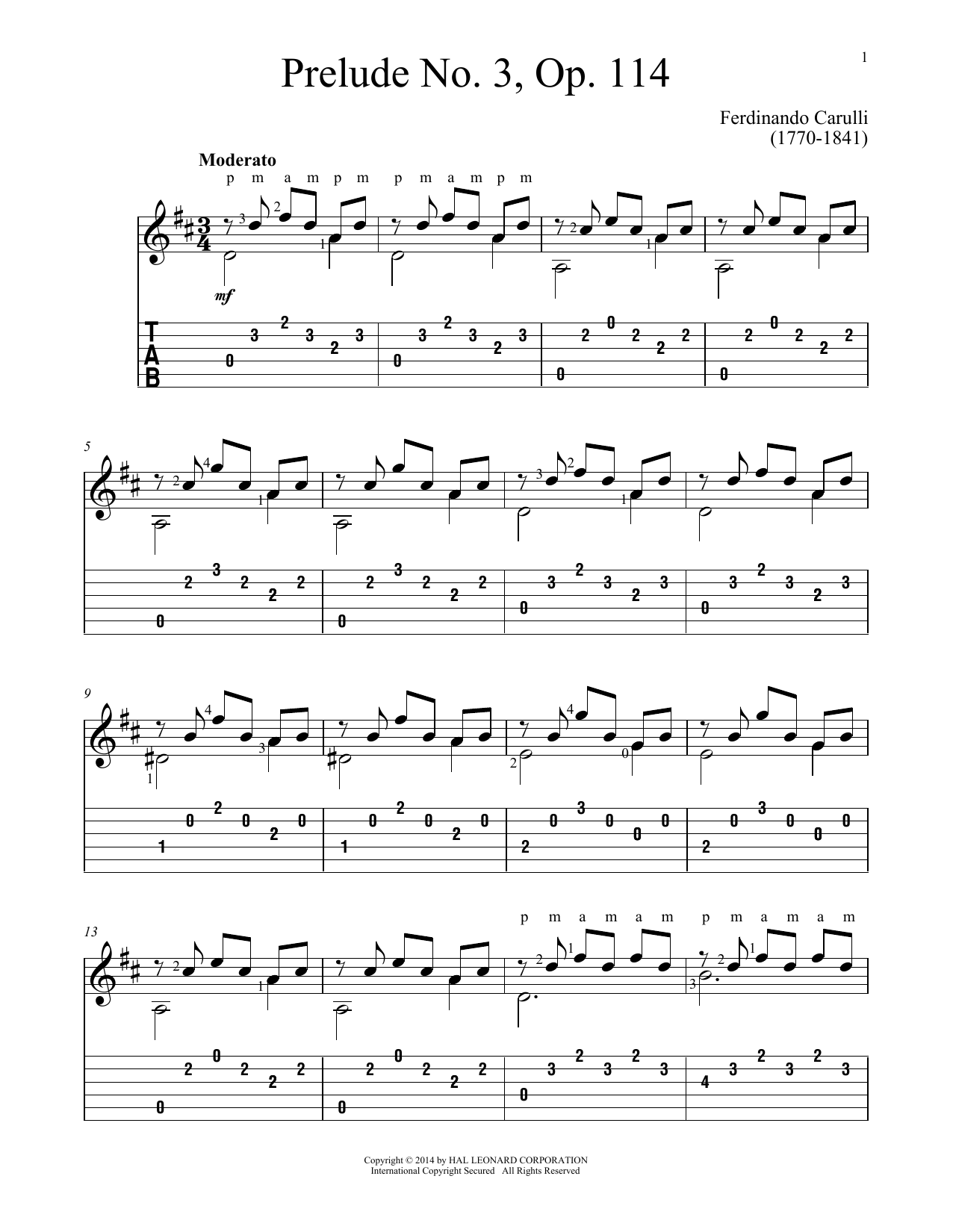 Produktbild zu: Prelude No. 3, Op. 114