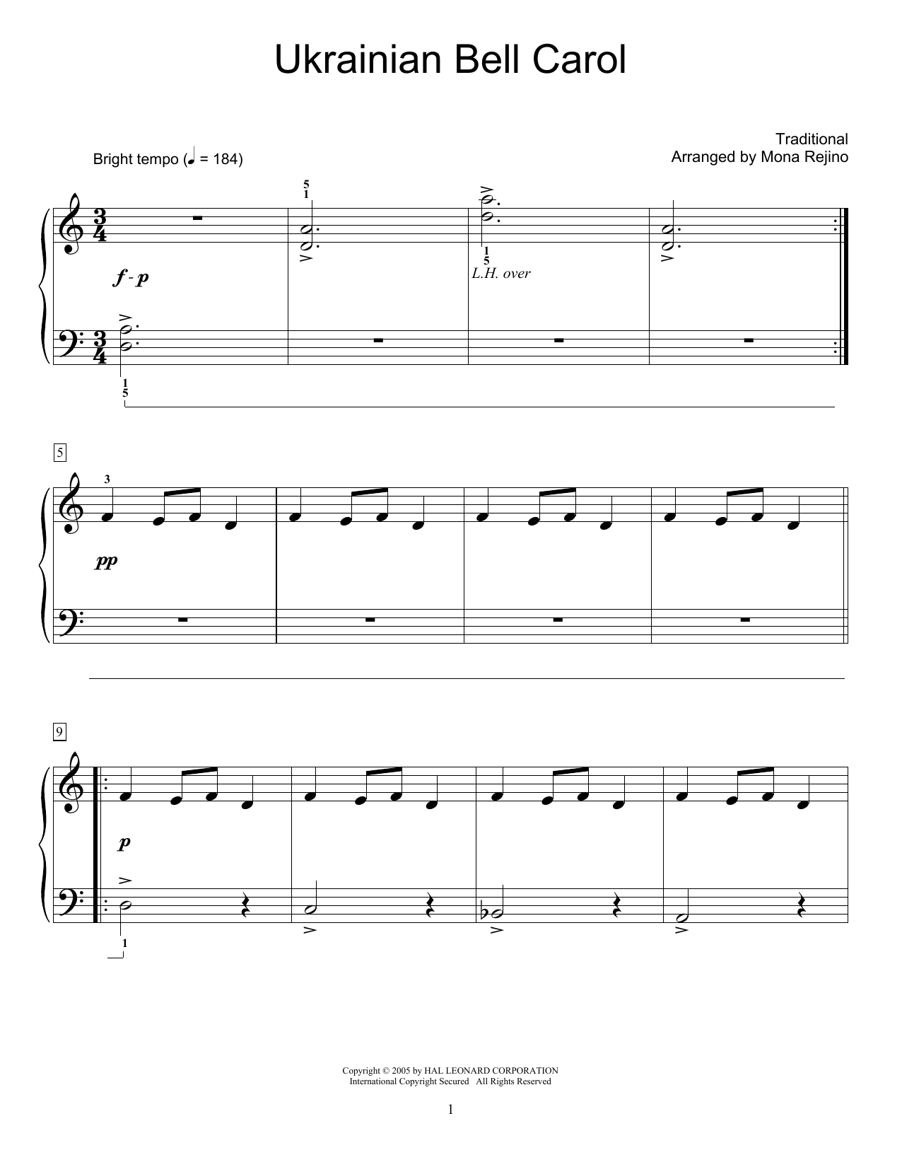 Product gallery: Page 1 of 1 Ukrainian Bell Carol, Traditional