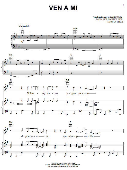 Produktgalerie: Seite 1 von 1 Ven A Mi, Rudy Perez, Gesang, Gitarre, Klavier