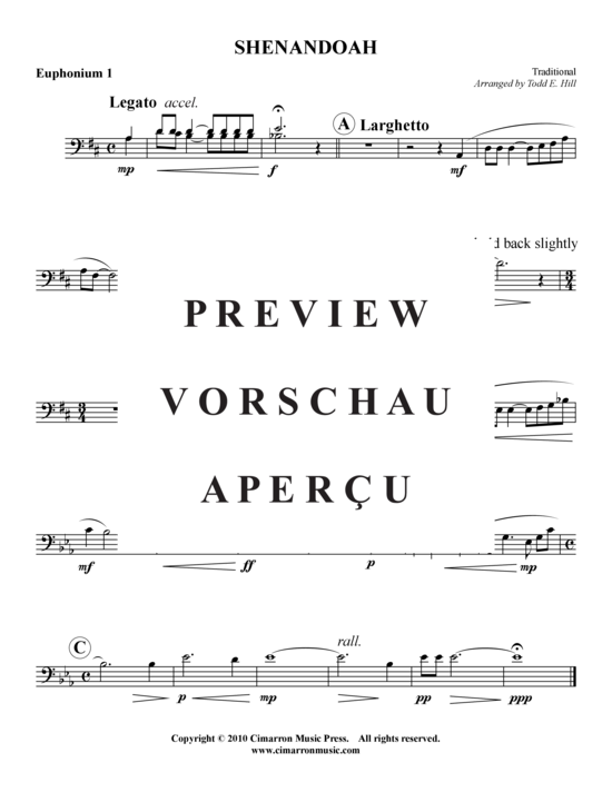 Product gallery: Page 3 of 8 Shenandoah , , (Tuba Quartet: 2x Baritone, 2xTuba)