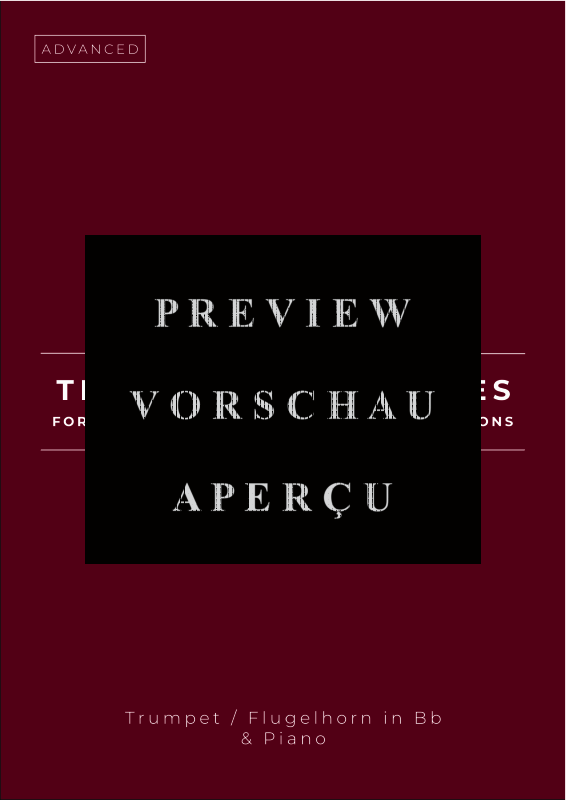 gallery: Ten Gentle Melodies For Weddings, Church And Other Occasions, , Trompete in B und Klavier