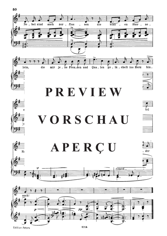 Product gallery: Page 3 of 3 Was will die einsame Träne Op.25 No.21, , Medium Voice and Piano