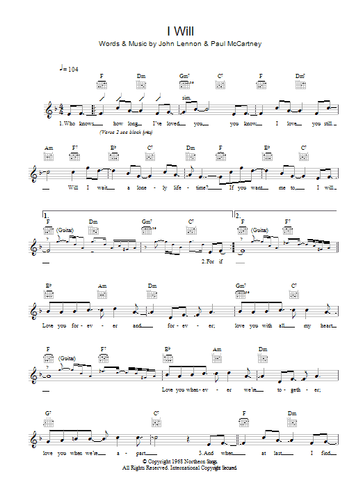 Produktbild zu: I Will