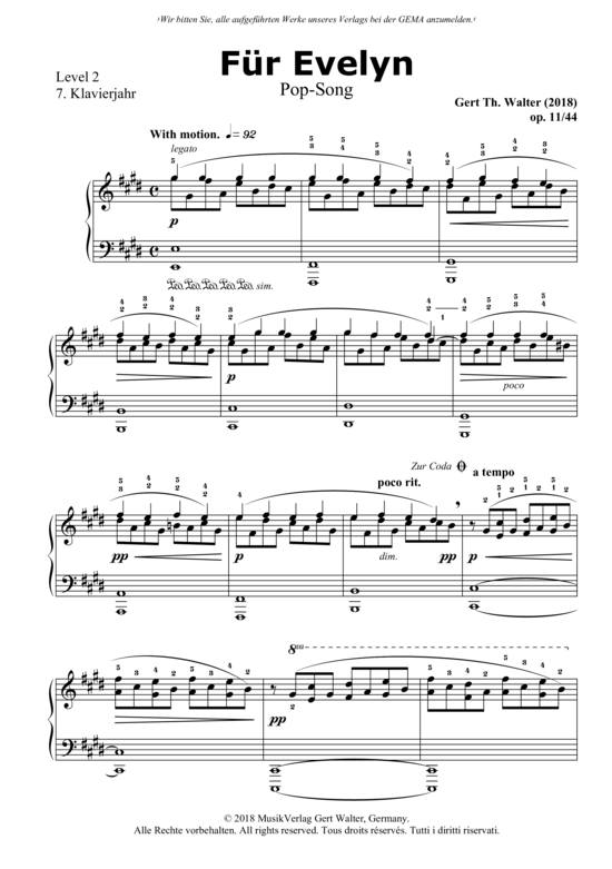 Produktbild zu: Für Evelyn Gert Walter