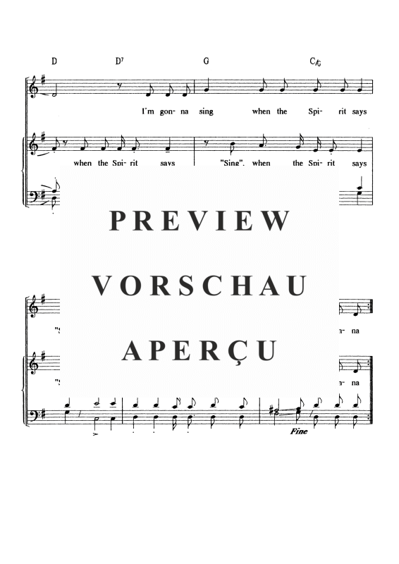 Produktgalerie: Seite 4 von 4 I´m Gonna Sing, , Gemischter Chor