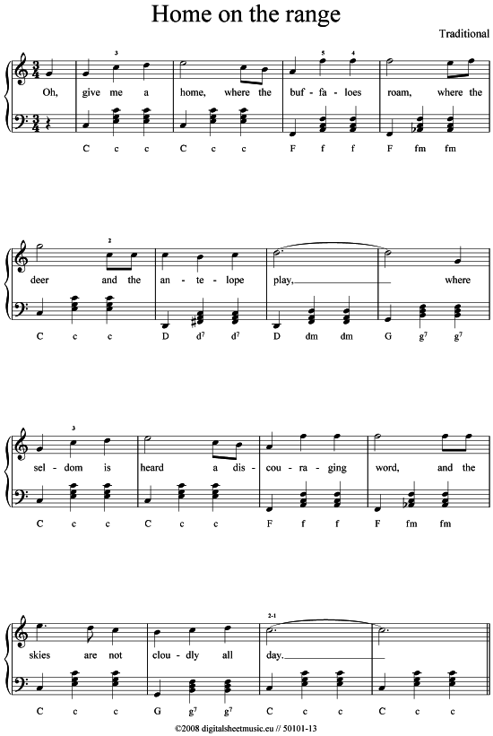 Product picture to: Home on the range Traditional