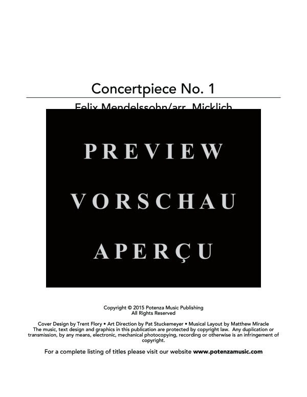 Produktgalerie: Seite 3 von 11 Concertpiece No. 1, , (Trio Oboe, Fagott und Klavier)