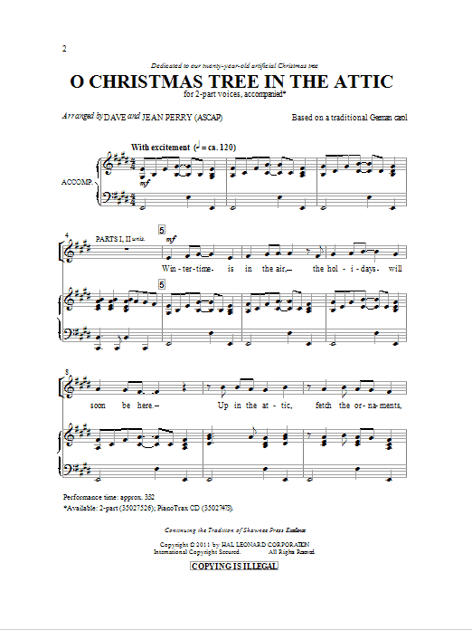 Produktbild zu: O Christmas Tree In The Attic