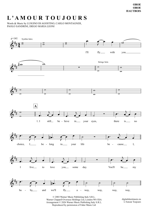 Produktbild zu: L'Amour ToujoursGigi D'Agostino