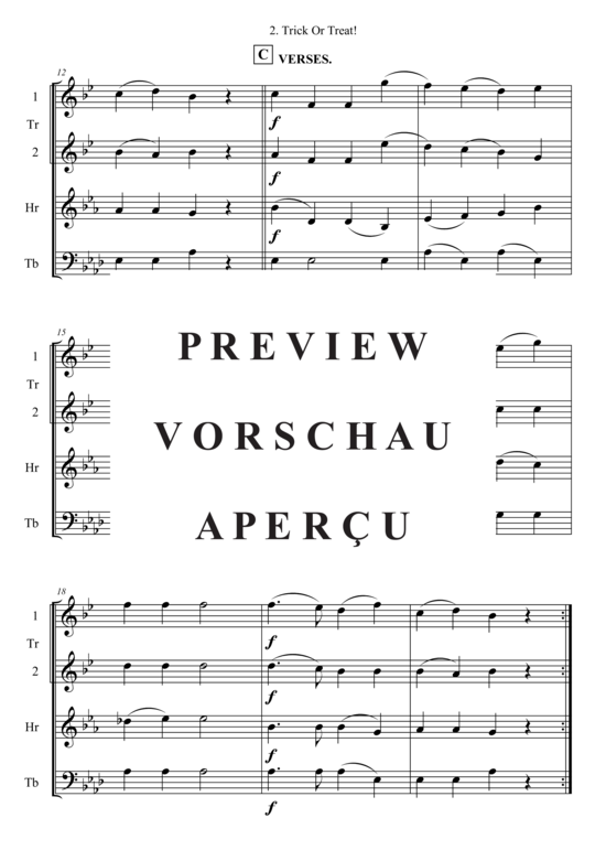 gallery: Trick Or Treat! , , (Blechbläser Quartett TTHP)