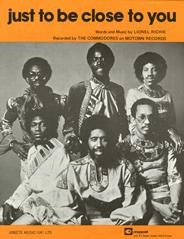 cover: Just To Be Close To You, The Commodores