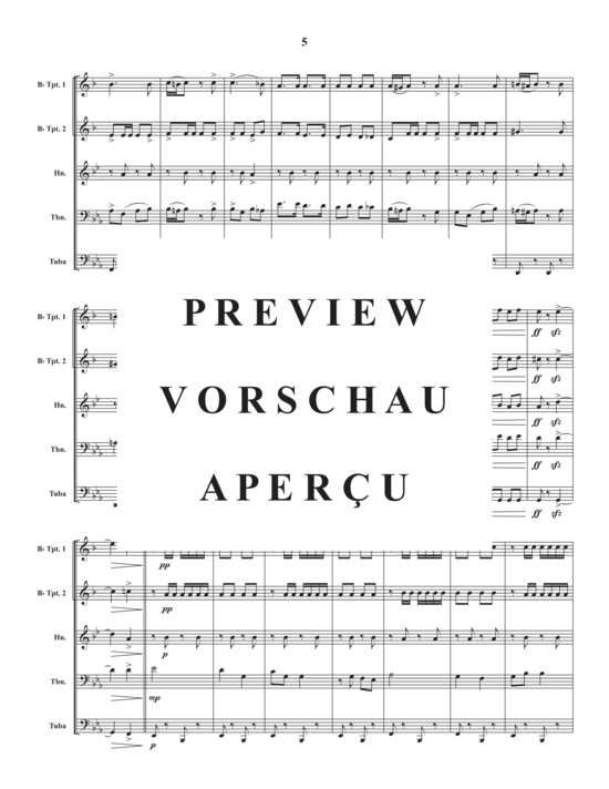 Produktgalerie: Seite 7 von 18 El Capitan , , (Blechbläser Quintett)