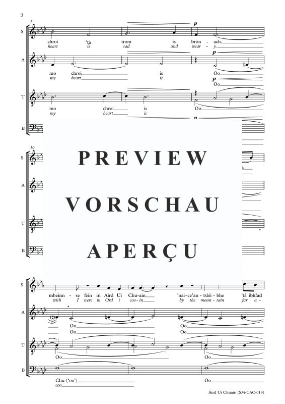 Produktgalerie: Seite 5 von 11 Aird Ui Chuain, , Gemischter Chor SATB
