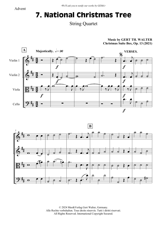 Produktbild zu: National Christmas TreeGert Th. Walter