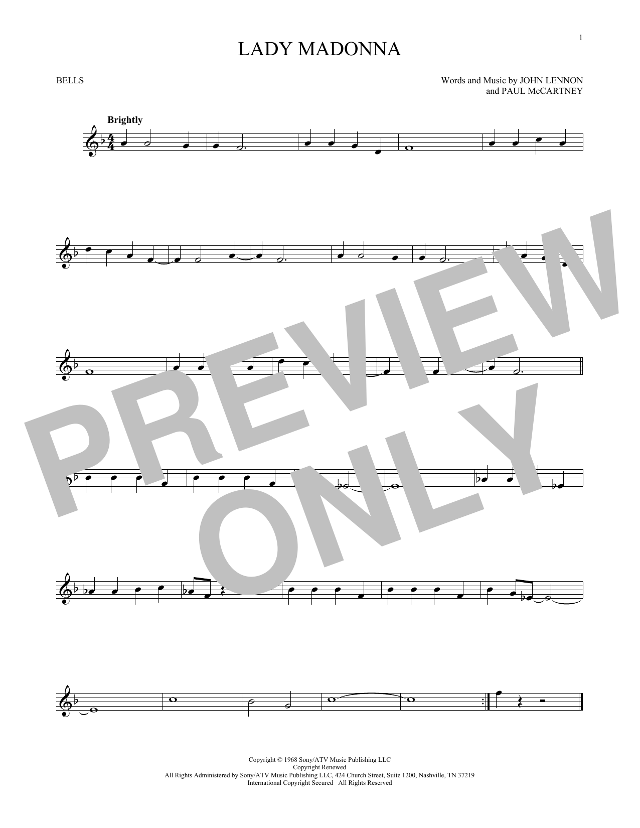 Produktbild zu:  Lady Madonna - The Beatles