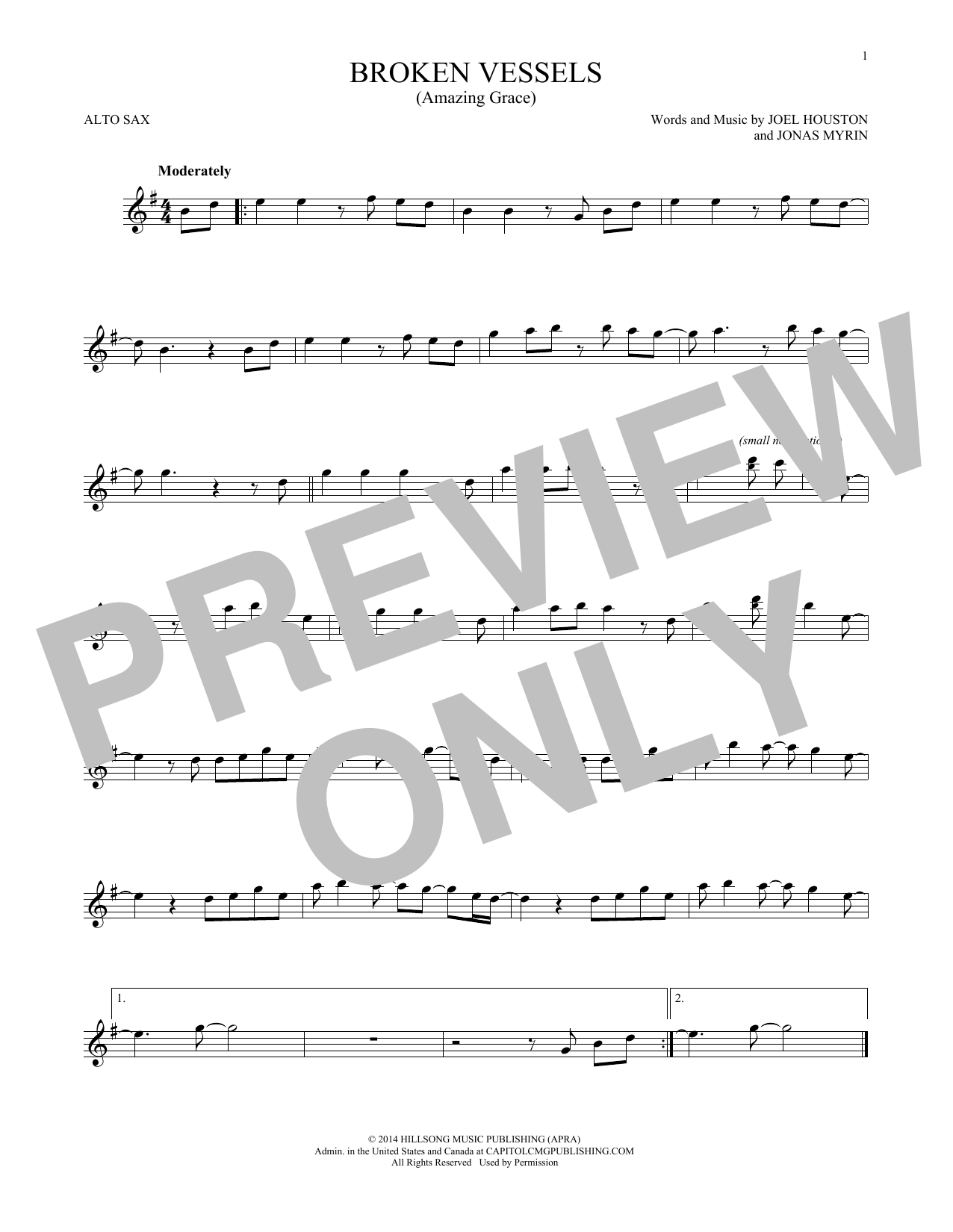 Product gallery: Page 1 of 1 Broken Vessels (Amazing Grace), Hillsong Worship