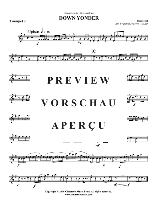 Produktgalerie: Seite 8 von 9 Down Yonder , , (Blechbläserquintett)
