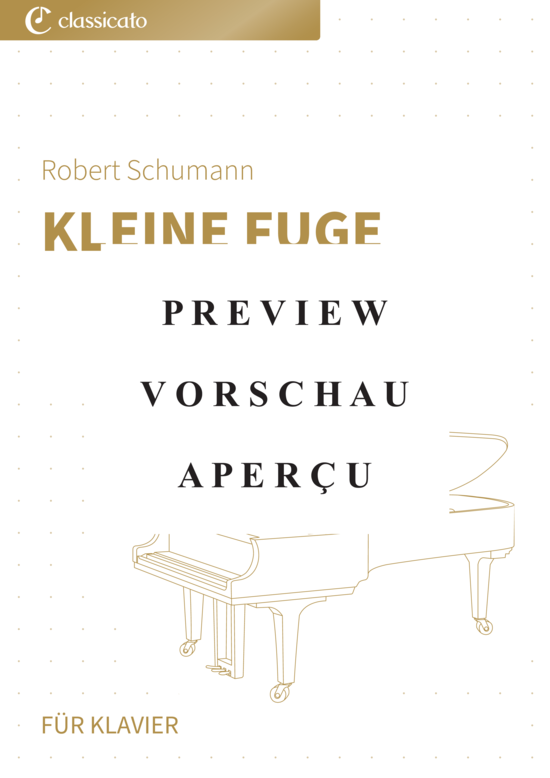 Produktgalerie: Seite 2 von 7 Kleine Fuge - Nr. 40 aus Album für die Jugend op. 68 , , Klavier Solo