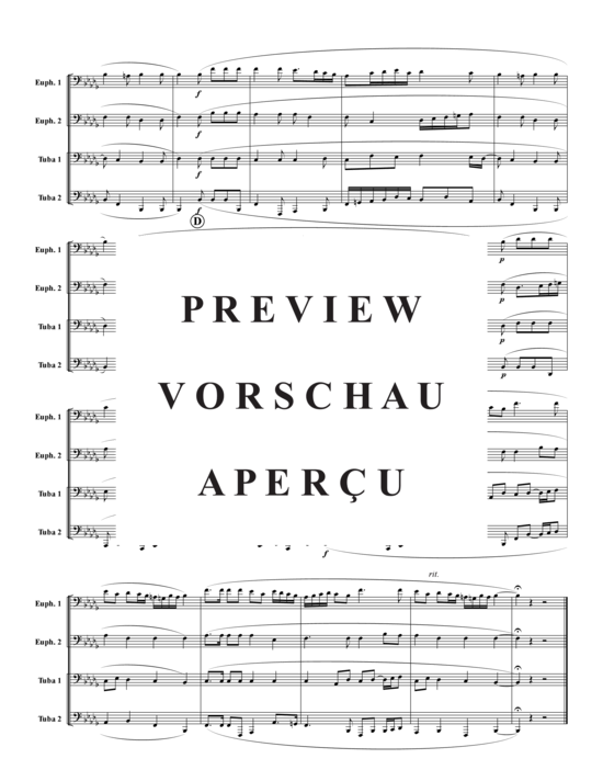 Product gallery: Page 5 of 17 Drei Stücke von P. Attaignant , , (Tuba Quartet: 2x Baritone, 2xTuba)