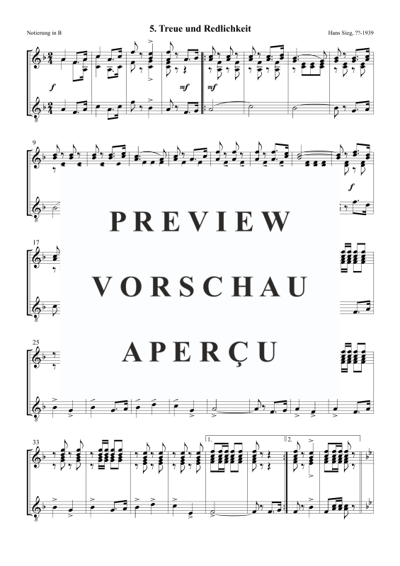 Product gallery: Page 4 of 5 Treue und Redlichkeit, , Trombone Choir