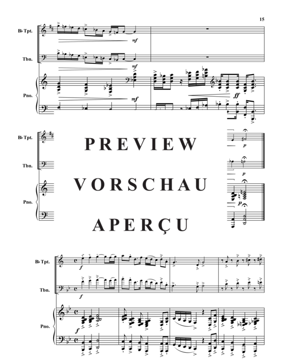 Product gallery: Page 16 of 21 Three Moods , , (trumpet, trombone + piano)