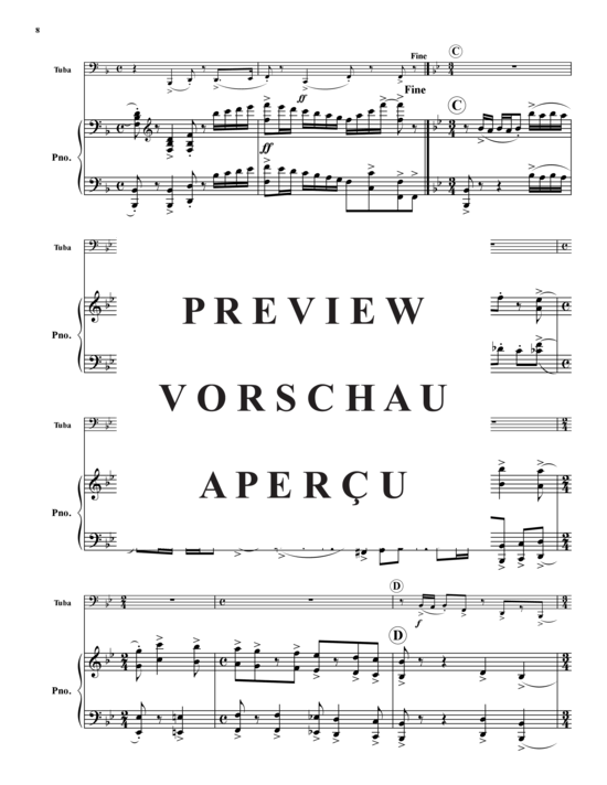 Product gallery: Page 9 of 14 Concerto Grosso , , (tuba + piano)