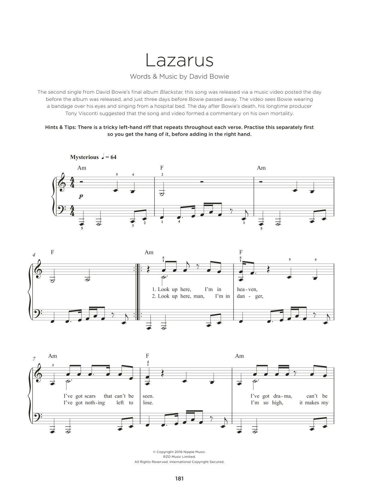 Produktbild zu: Lazarus