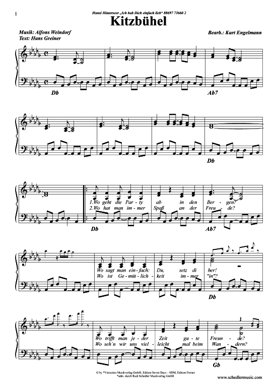 Produktbild zu: Kitzbühel Hansi Hinterseer