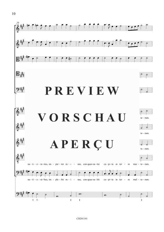 gallery: 2 Psalmen (Psalm 109: Dixit Dominus / Psalm 110: Confitebor tibi), , (Gemischtes Ensemble 5 Vokalstimmen, 2 Violinen, 2 Violen, Violone und BC)