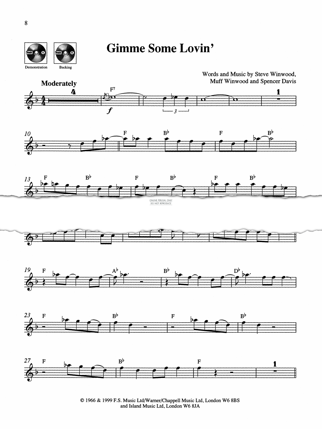 Product gallery: Page 1 of 1 Gimme Some Lovin', Steve Winwood