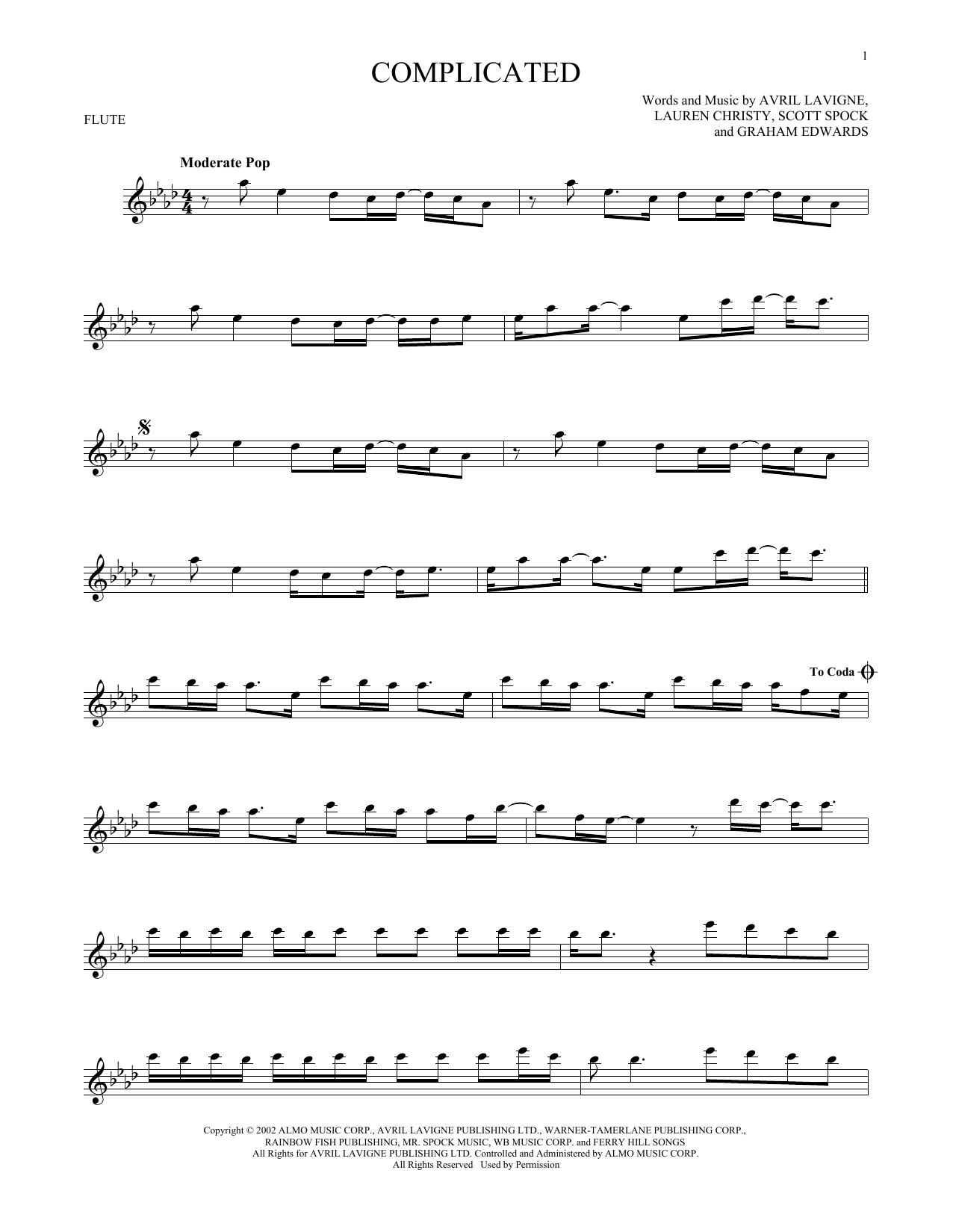Product gallery: Page 1 of 1 Complicated, Avril Lavigne