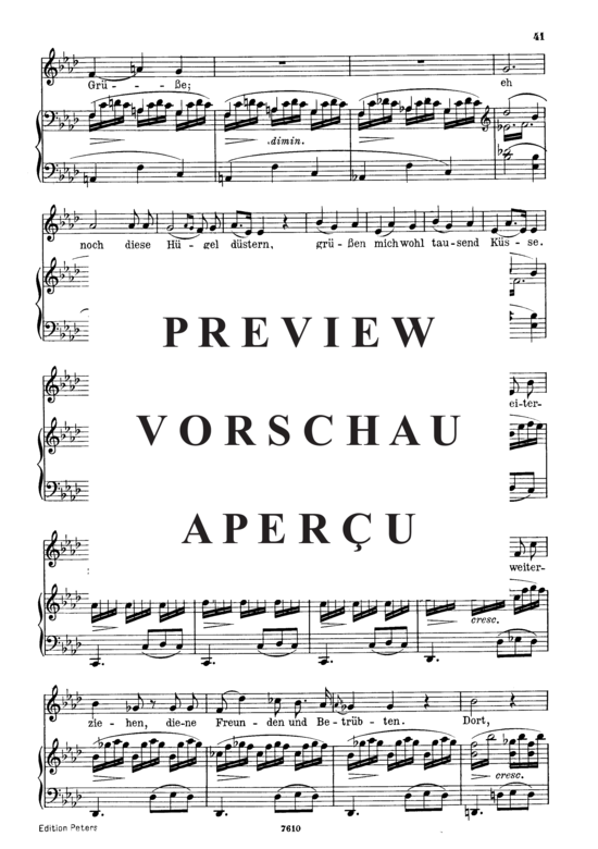 Product gallery: Page 5 of 7 Suleika I, D.720 Was bedeutet die Bewegung?, , Low Voice and Piano